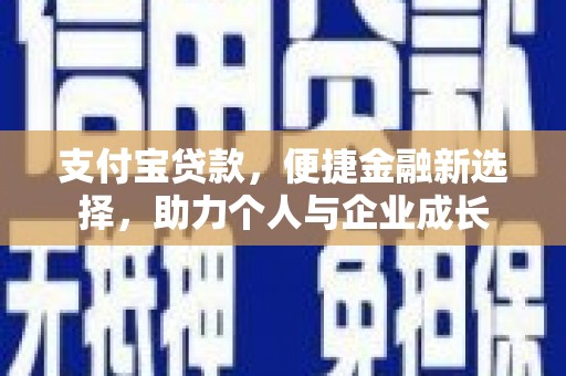 靖西支付宝贷款，便捷金融新选择，助力个人与企业成长