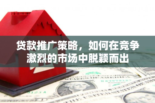 郊区贷款推广策略，如何在竞争激烈的市场中脱颖而出