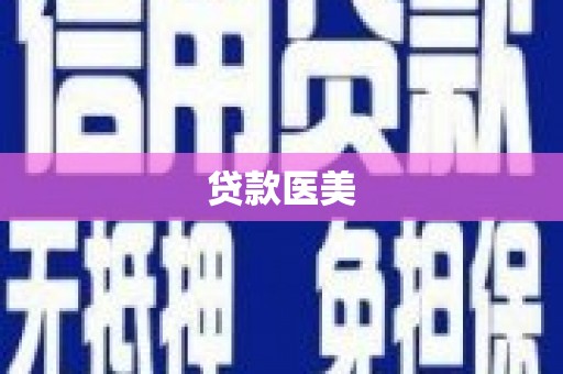定远贷款医美