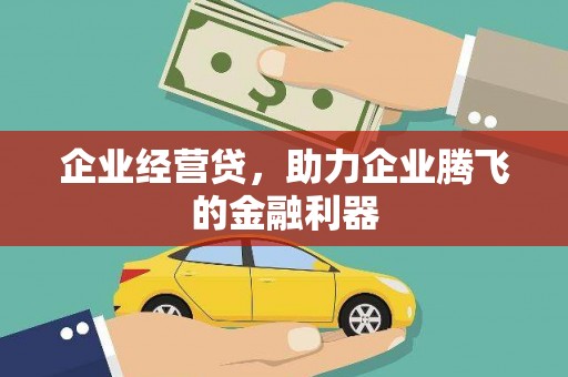 拉孜企业经营贷，助力企业腾飞的金融利器