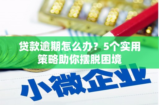 南充贷款逾期怎么办？5个实用策略助你摆脱困境