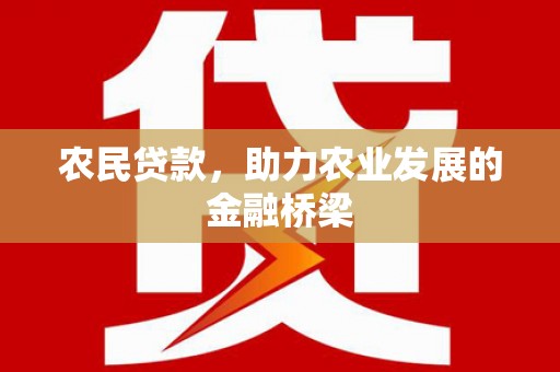 清丰农民贷款，助力农业发展的金融桥梁