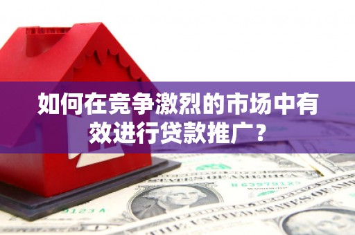 漯河如何在竞争激烈的市场中有效进行贷款推广？