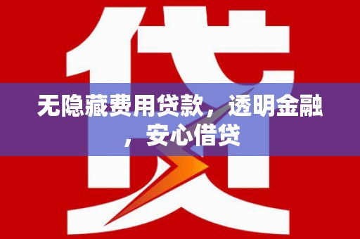 巍山无隐藏费用贷款，透明金融，安心借贷