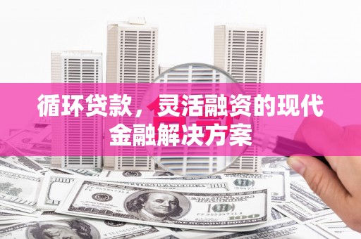 印江循环贷款，灵活融资的现代金融解决方案