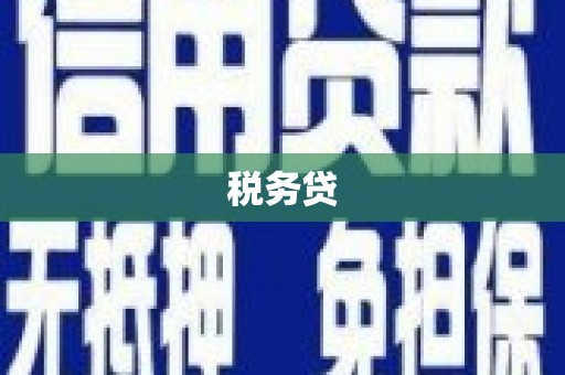 遂宁税务贷