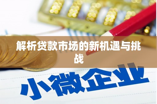 稷山解析贷款市场的新机遇与挑战